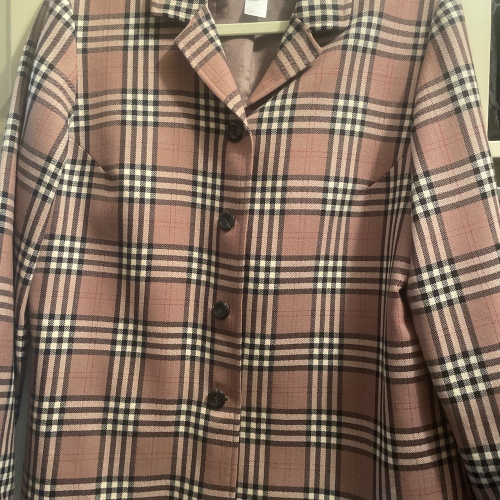 Vintage Pendleton Scottish Check Plaid jacket Blazer size 12 EUC